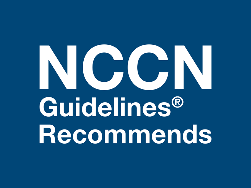 NCCN guideline recommendation graphic